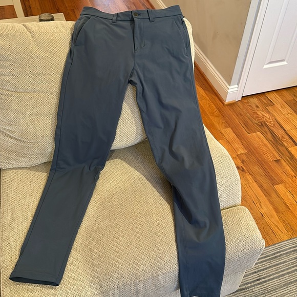 Men’s Steele blue lululemon worn pants - Picture 1 of 3